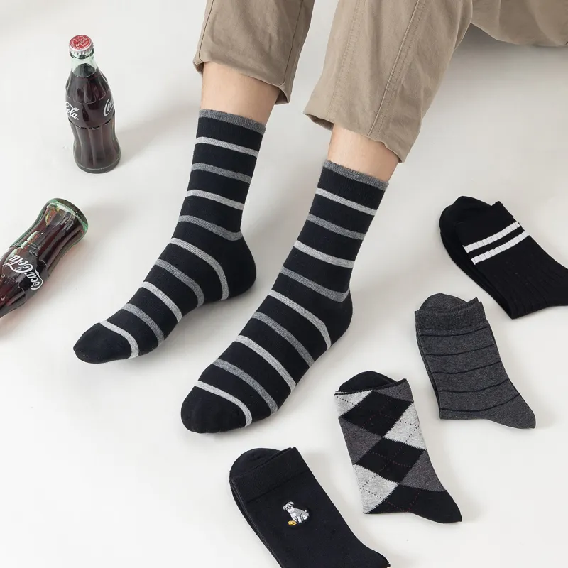 Caramella Mid Calf Socks Men's 5 Pack-9