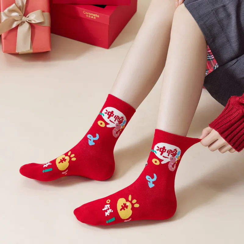 Caramella Mid Calf Socks Women's Box 3 Pack-1