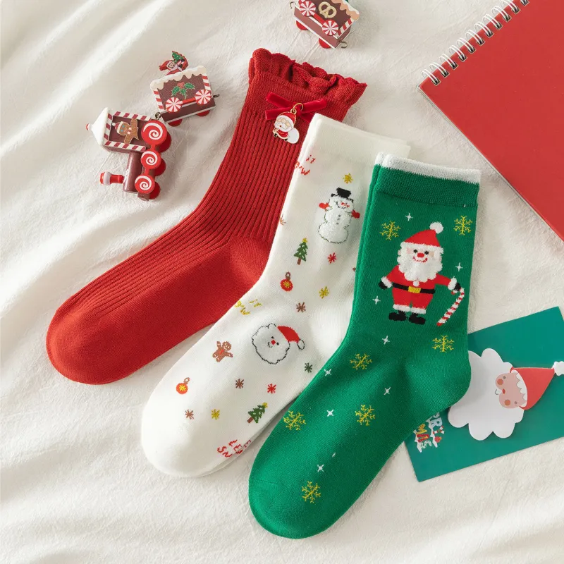 Caramella Mid Calf Socks Women's 3 Pack-14