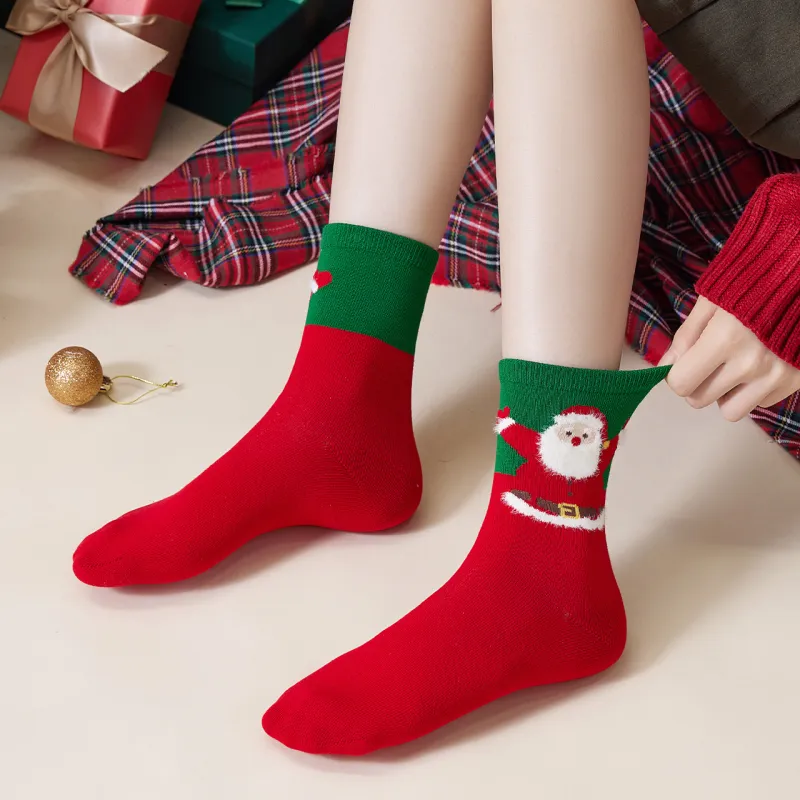 Caramella Mid Calf Socks Unisex Gift Box Of 6 Doubles-9