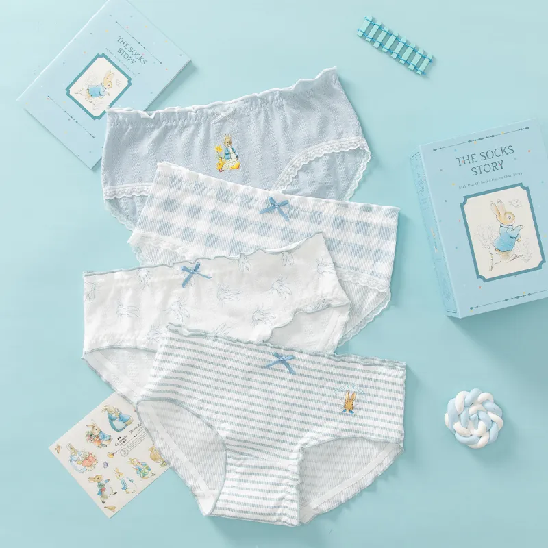Caramella x BIDETU,LIANMINGKUAN Underpants Women's 4 Pack-3