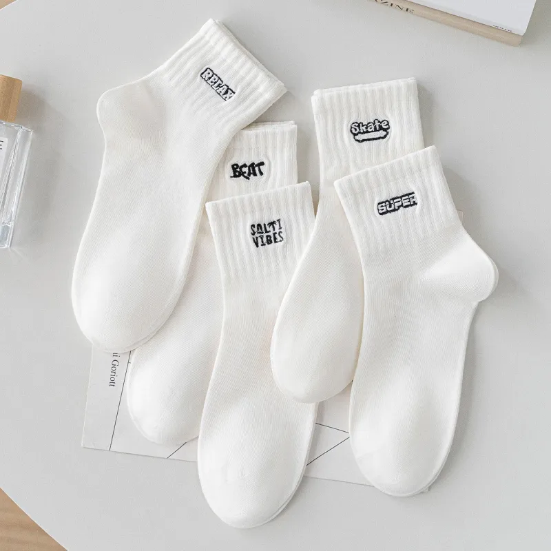 Caramella Mid Calf Socks Unisex 5 Pack-4