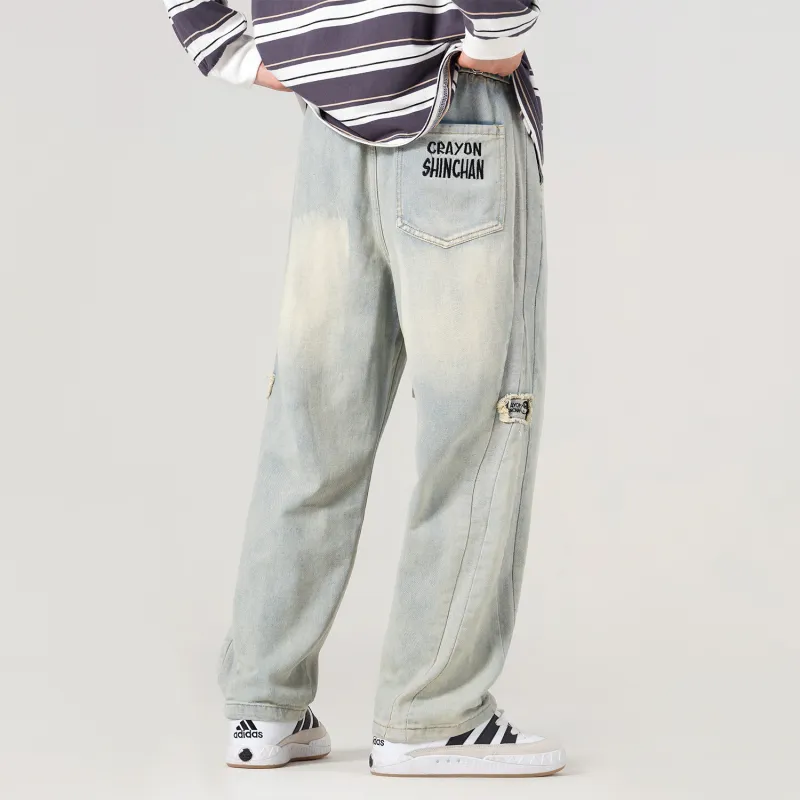 Crayon Shinchan Jeans Unisex-8
