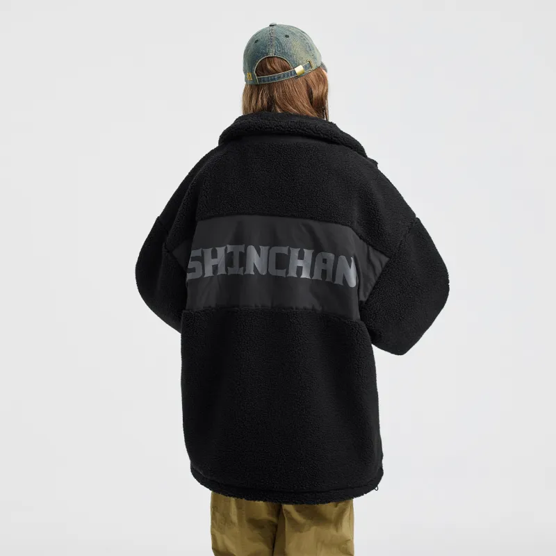 Crayon Shinchan Velvet feel Coat Unisex-19