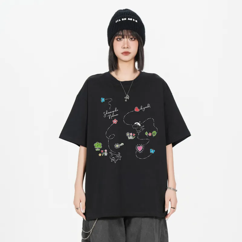 Crayon Shinchan T Shirts Unisex-6