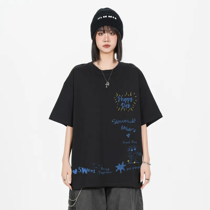Crayon Shinchan T Shirts Unisex-2