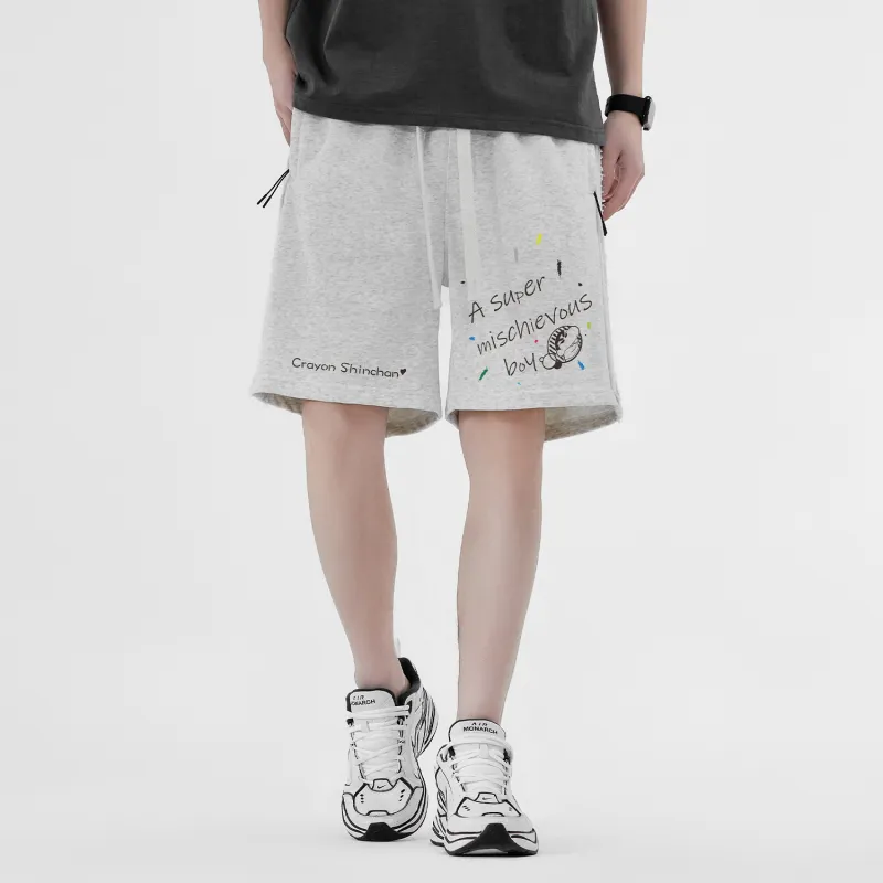 Crayon Shinchan Knee Length Shorts Unisex-8