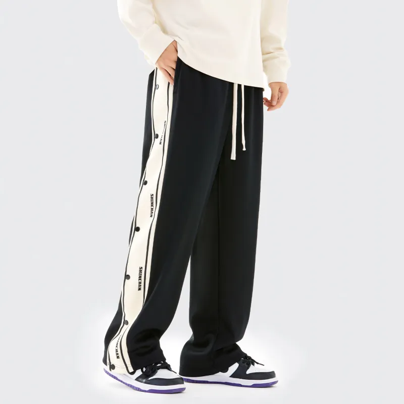 Crayon Shinchan Casual Pants Unisex Black-3