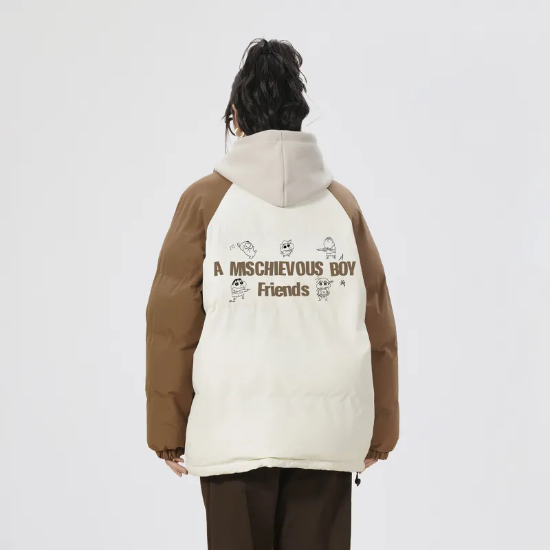Crayon Shinchan Puffer Jacket Unisex-5