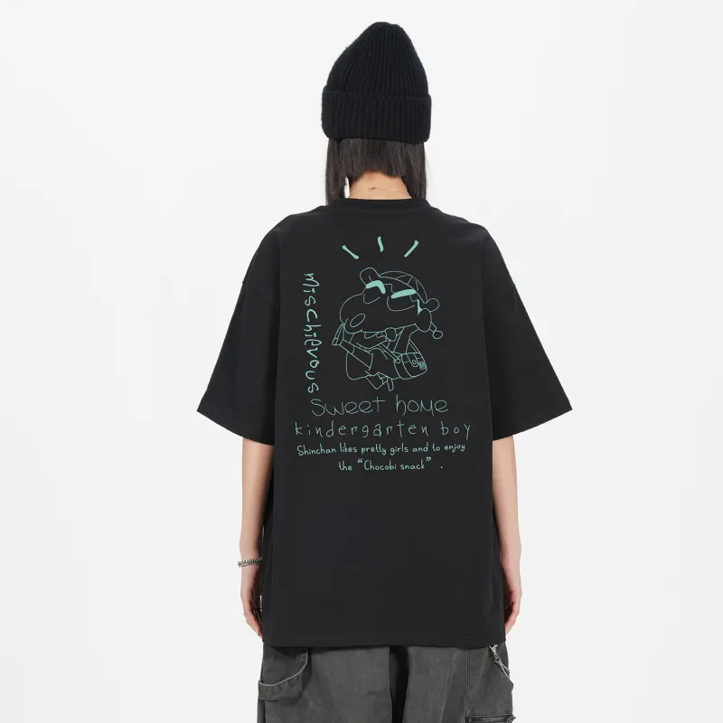 Crayon Shinchan T Shirts Unisex-2