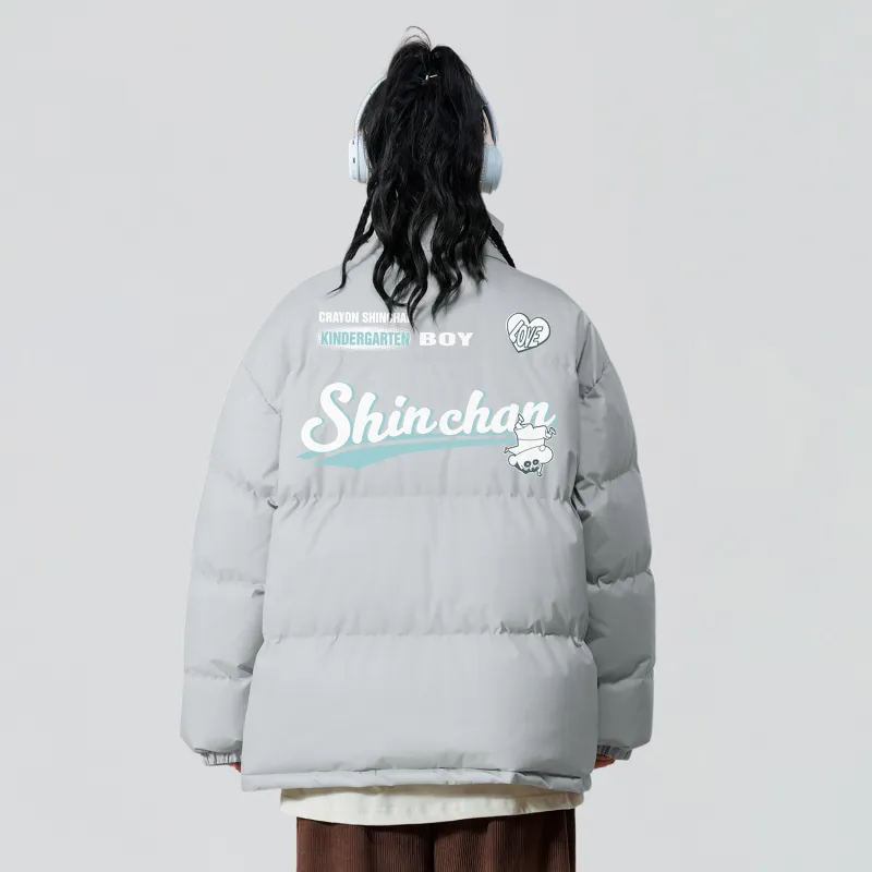 Crayon Shinchan Puffer Jacket Unisex-2