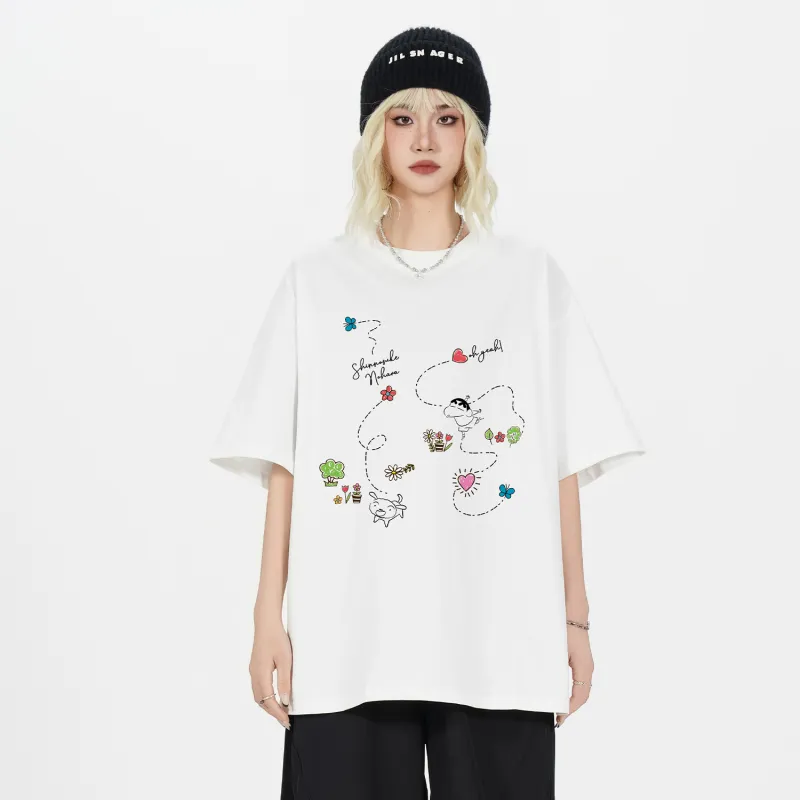 Crayon Shinchan T Shirts Unisex-2