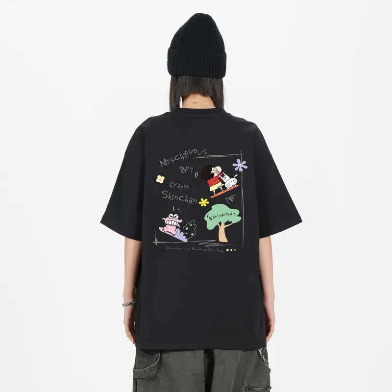Crayon Shinchan T Shirts Unisex-2