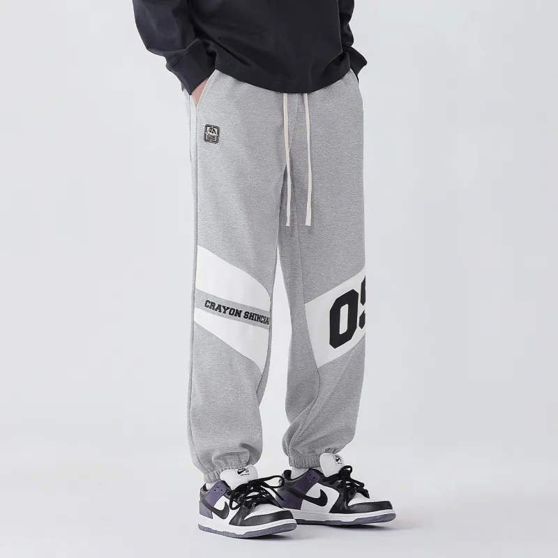Crayon Shinchan Elastic Cuff Sports Pants Unisex-8