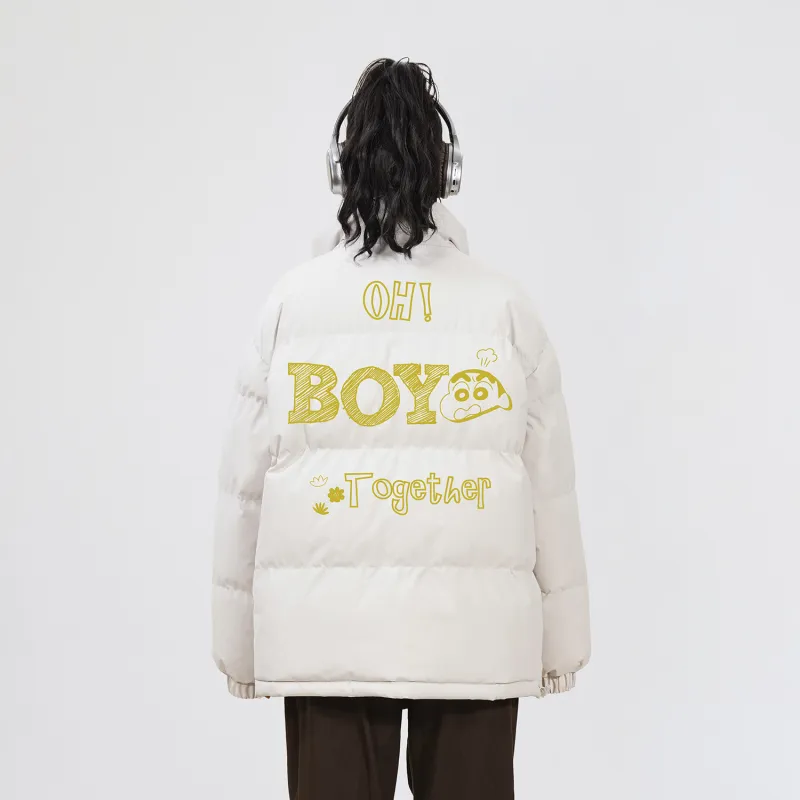 Crayon Shinchan Puffer Jacket Unisex-6