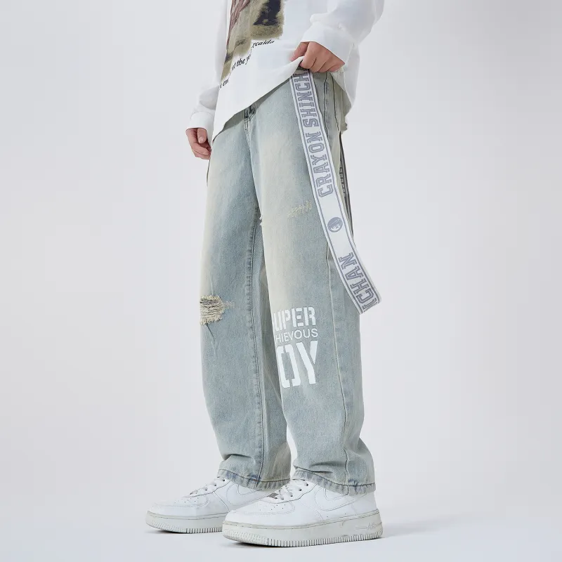 Crayon Shinchan Jeans Unisex-7