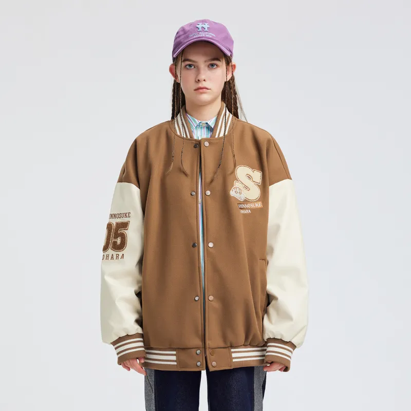 Crayon Shinchan Baseball Jacket Coat Unisex-7