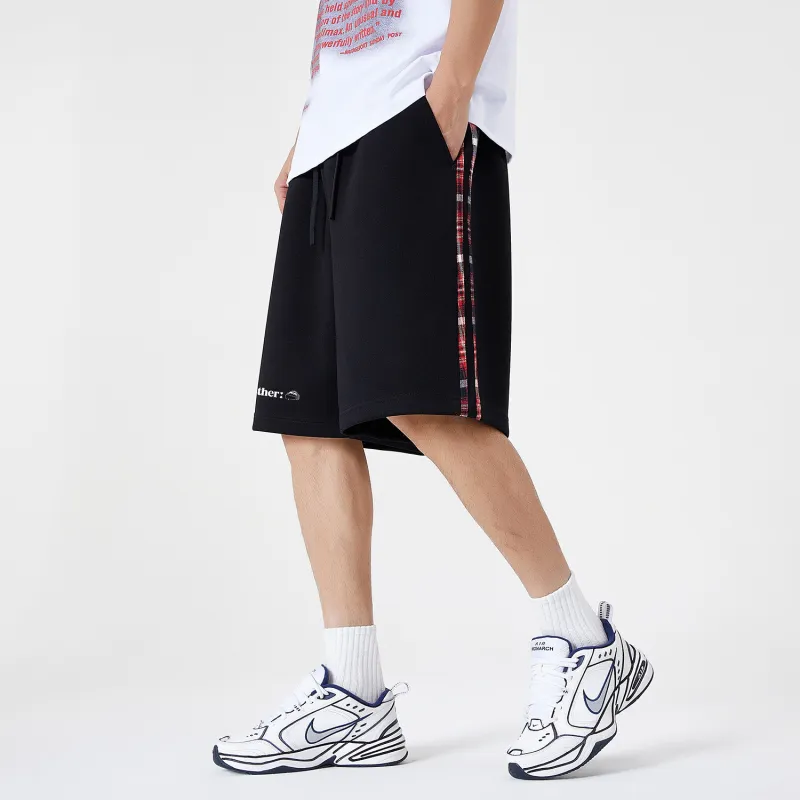Crayon Shinchan Casual Shorts Unisex Active Black & White-3