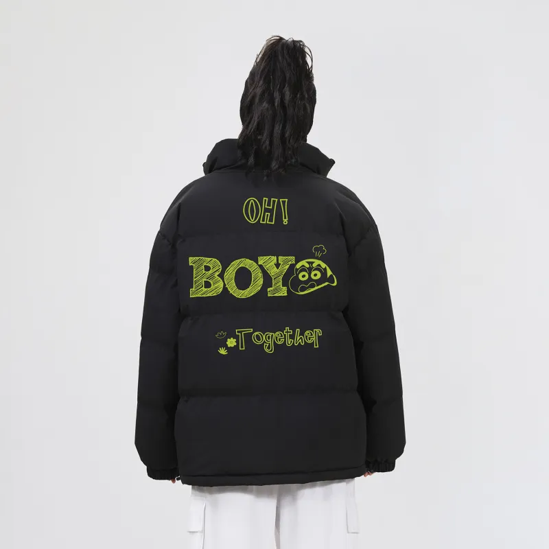 Crayon Shinchan Puffer Jacket Unisex-2