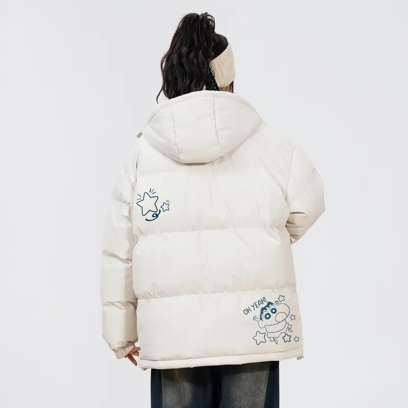 Crayon Shinchan Puffer Jacket Coat Unisex-5