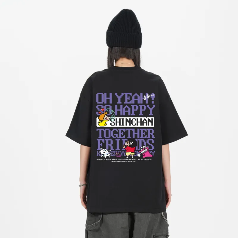 Crayon Shinchan T Shirts Unisex-3