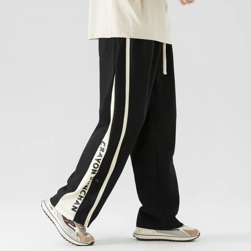 Crayon Shinchan Casual Pants Unisex Black-4