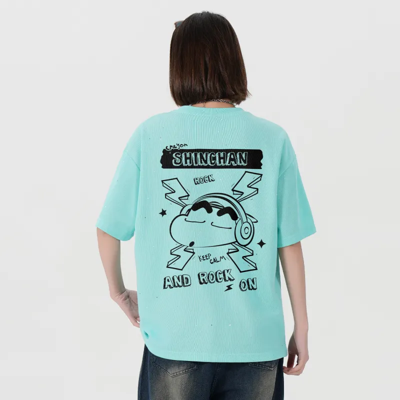Crayon Shinchan Short Sleeved T Shirts Unisex-16