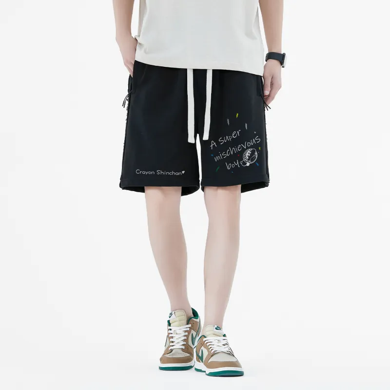 Crayon Shinchan Knee Length Shorts Unisex-2