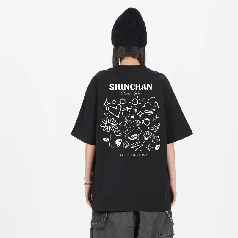 Crayon Shinchan T Shirts Unisex-6