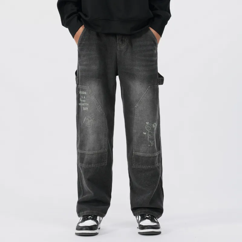 Crayon Shinchan Jeans Unisex-9