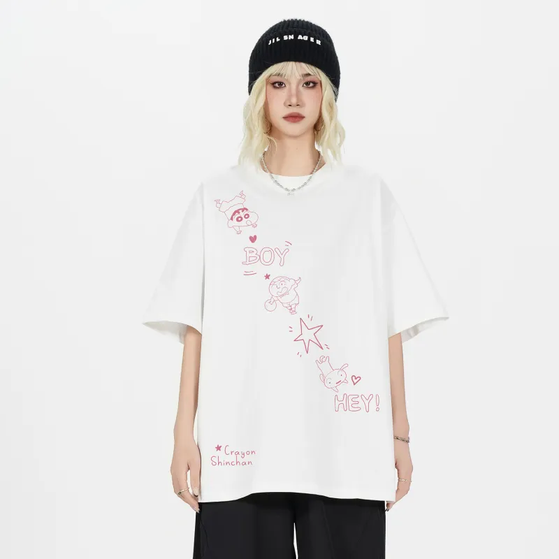 Crayon Shinchan T Shirts Unisex-6