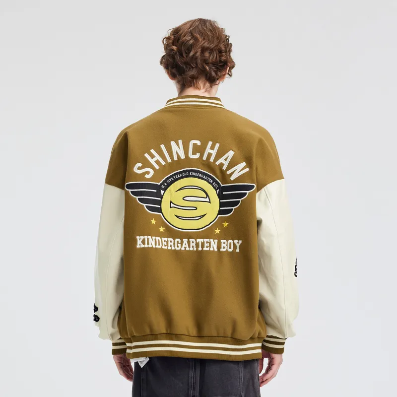 Crayon Shinchan Baseball Jacket Coat Unisex-10