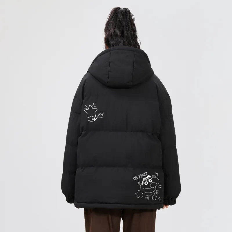 Crayon Shinchan Puffer Jacket Coat Unisex-2