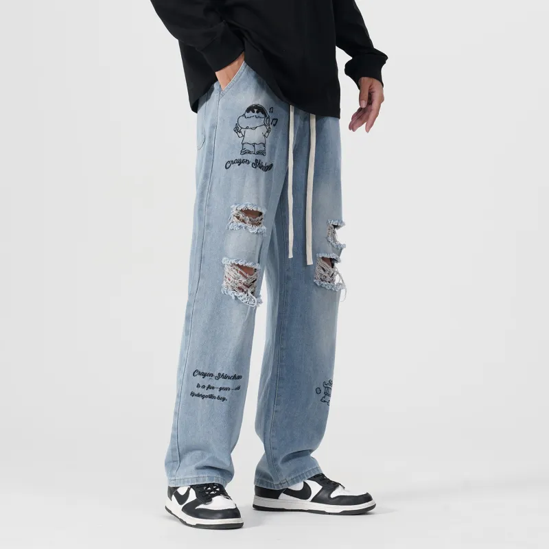 Crayon Shinchan Jeans Unisex-2