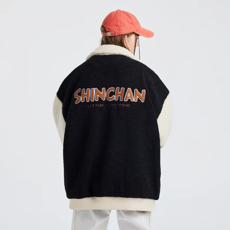 Crayon Shinchan Velvet feel Coat Unisex-12