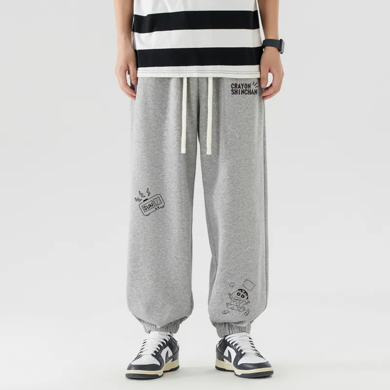 Crayon Shinchan Elastic Cuff Sports Pants Unisex-6