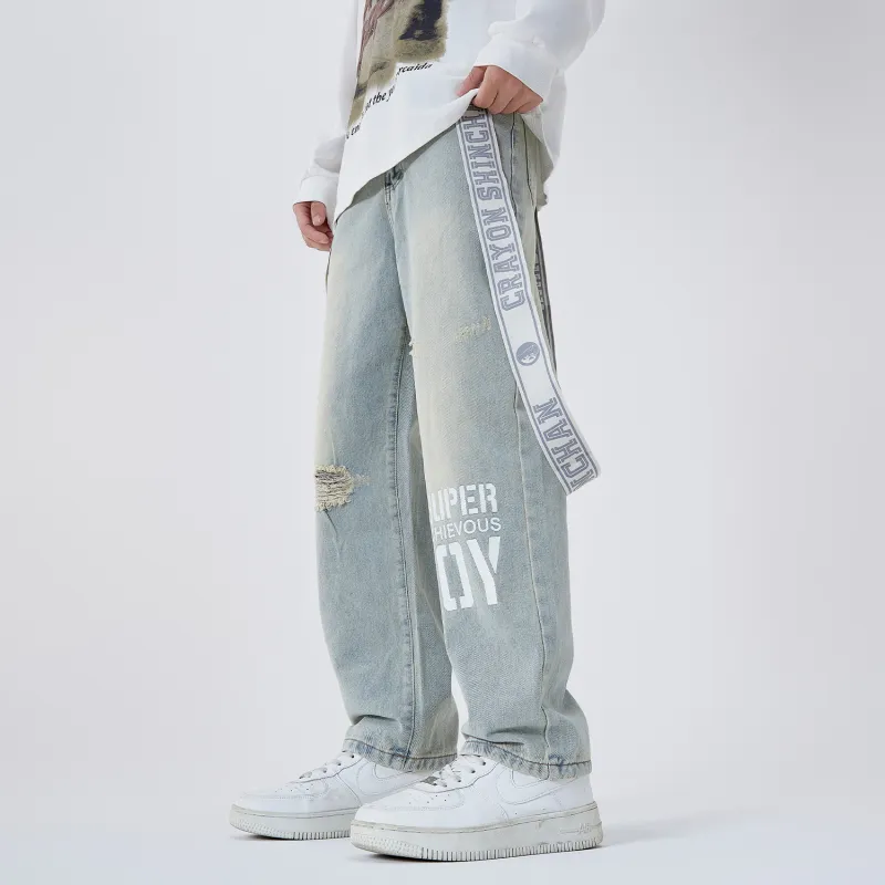 Crayon Shinchan Jeans Unisex-18