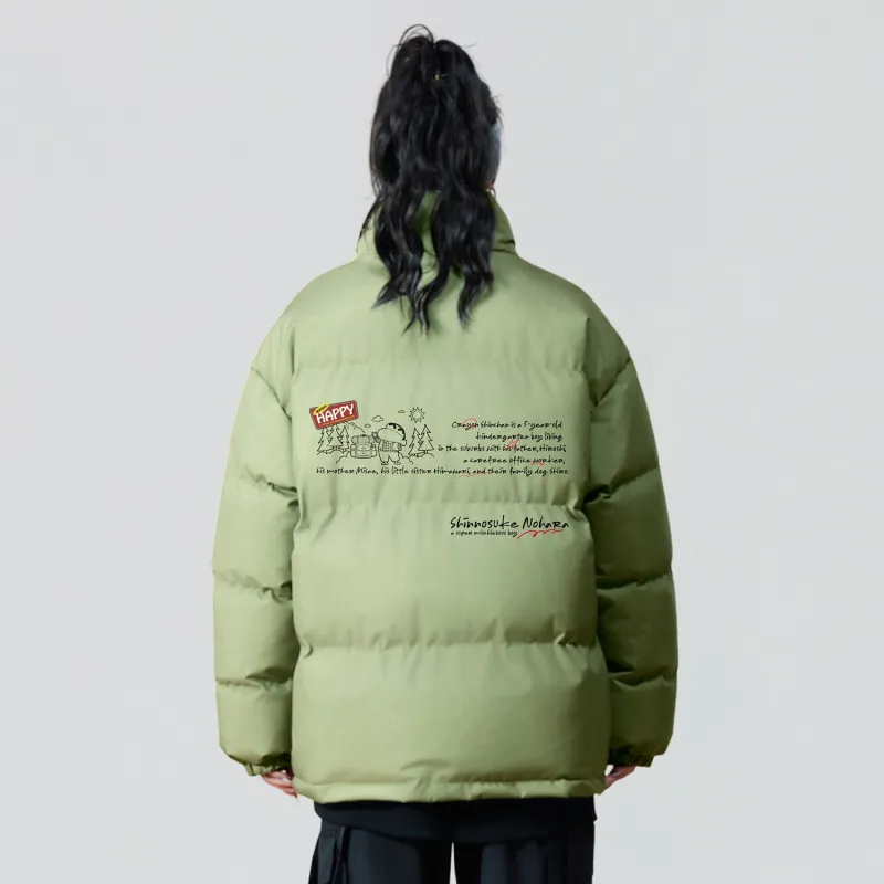 SHINCHAN Puffer Jacket Coat Unisex-8