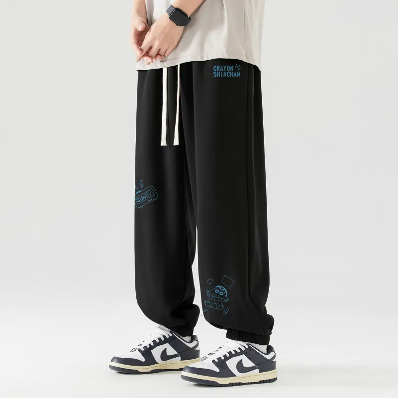 Crayon Shinchan Elastic Cuff Sports Pants Unisex-2