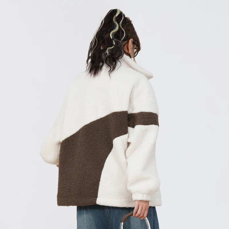 SHINCHAN Velvet feel Coat Unisex-5