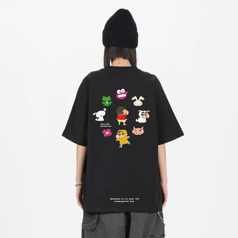 Crayon Shinchan T Shirts Unisex-2