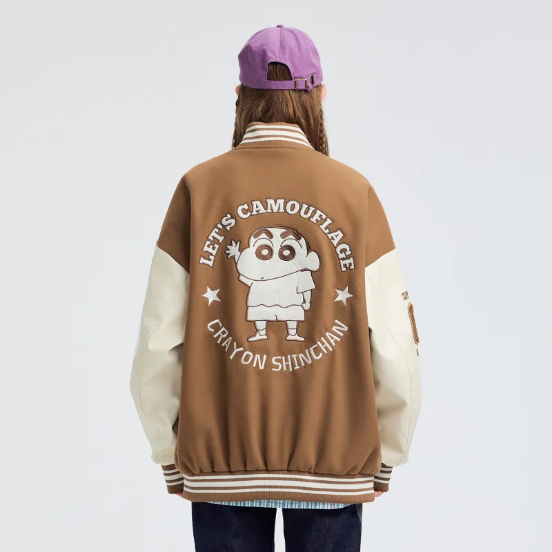 Crayon Shinchan Baseball Jacket Coat Unisex-6