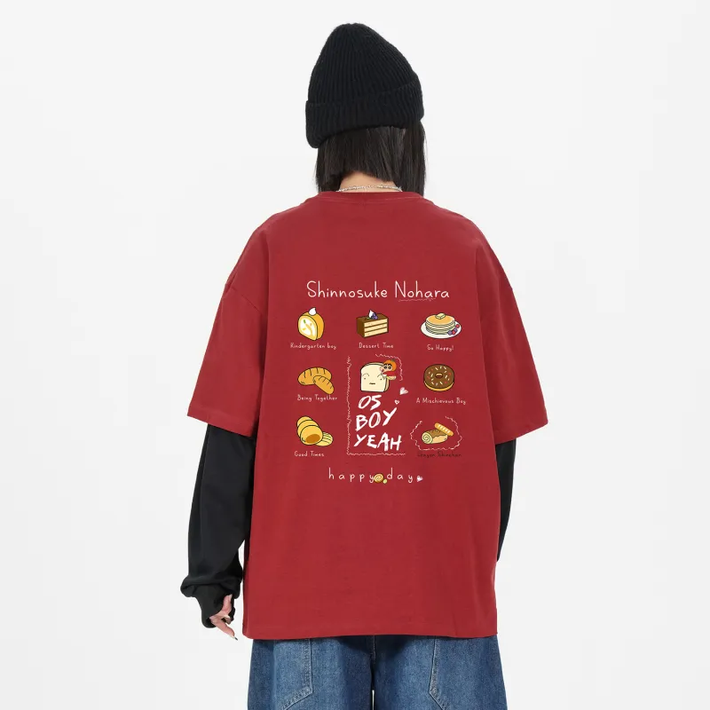 Crayon Shinchan T Shirts Unisex-15