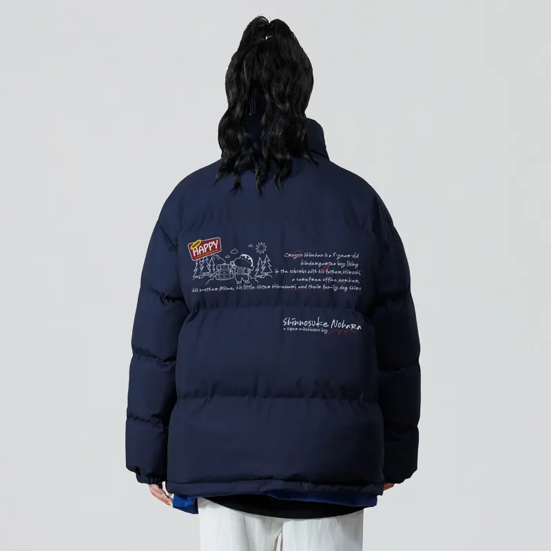 SHINCHAN Puffer Jacket Coat Unisex-11