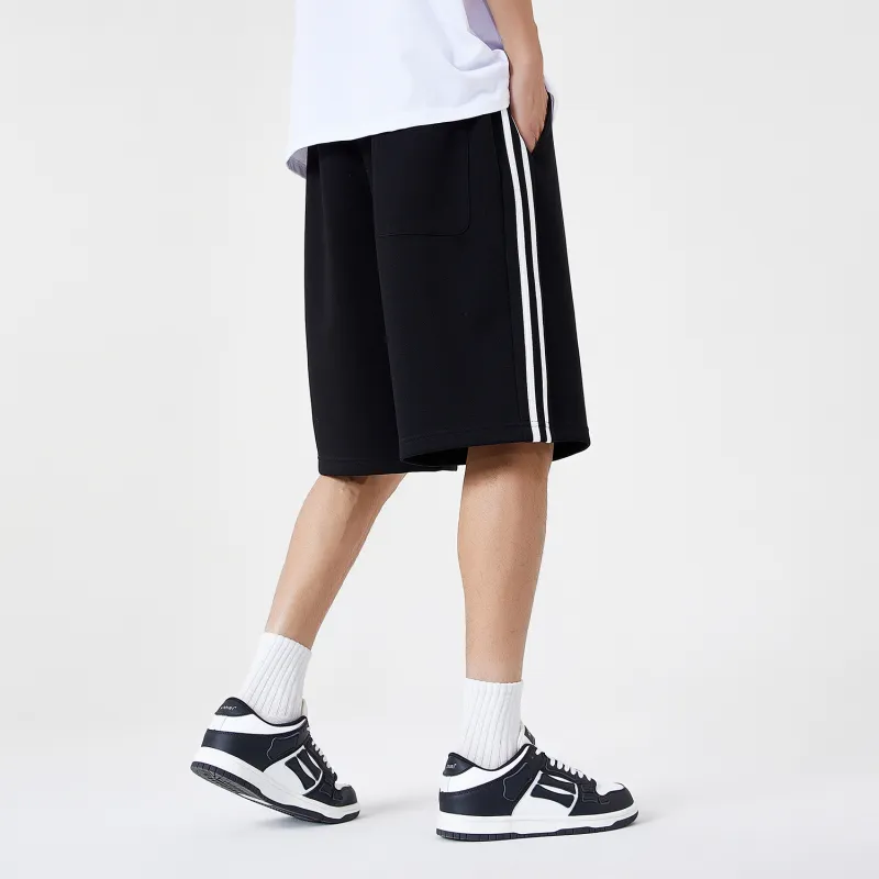 Crayon Shinchan Casual Shorts Unisex Active Black & White-3