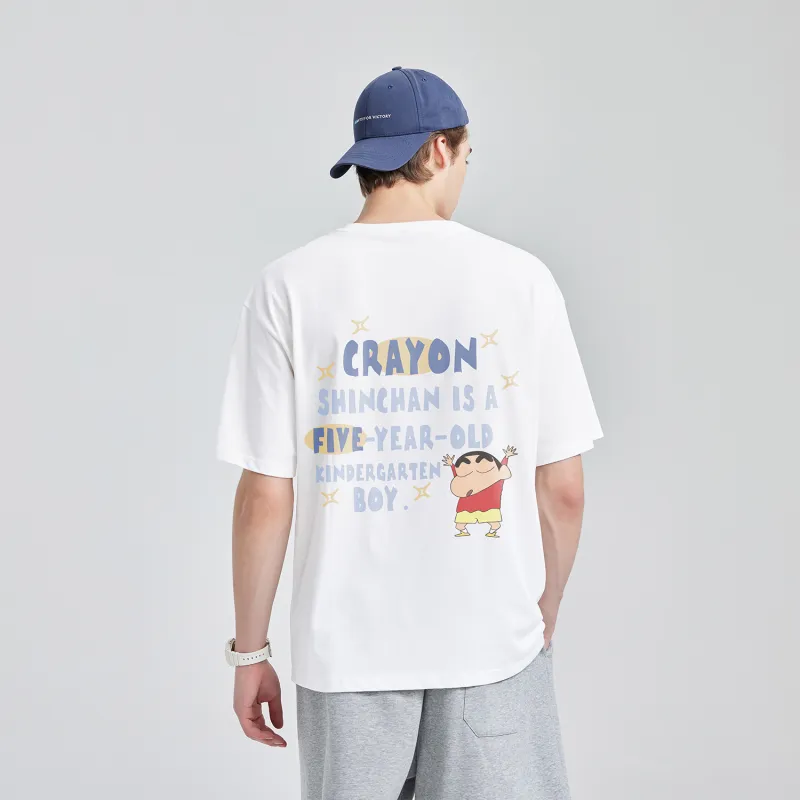 Crayon Shinchan Short Sleeved T Shirts Unisex-5