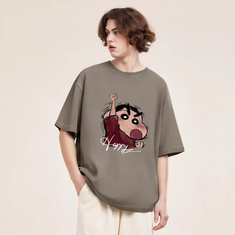 Crayon Shinchan Short Sleeved T Shirts Unisex-10