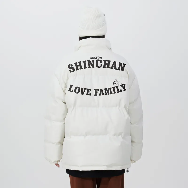 Crayon Shinchan Puffer Jacket Coat Unisex-4