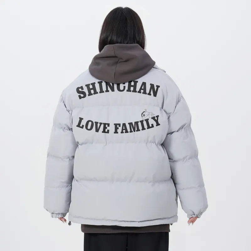 Crayon Shinchan Puffer Jacket Coat Unisex-7