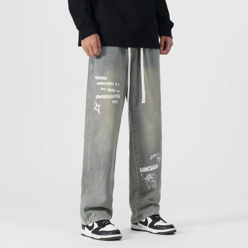 Crayon Shinchan Jeans Unisex-8